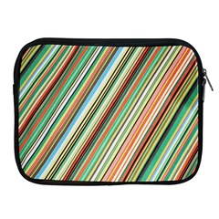 Stripe-colorful-cloth Apple Ipad 2/3/4 Zipper Cases by nate14shop