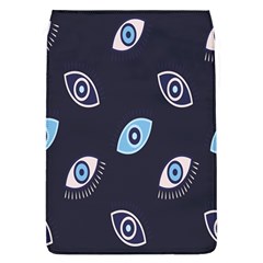 Eyes Evil Eye Blue Pattern Design Removable Flap Cover (l)