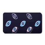 Eyes Evil Eye Blue Pattern Design Medium Bar Mats 16 x8.5  Bar Mat