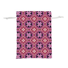 Abstract-background-motif Lightweight Drawstring Pouch (m)