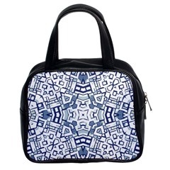 Blue-design Classic Handbag (two Sides) by nateshop