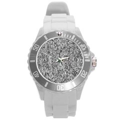 Comb Round Plastic Sport Watch (l)