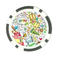 Doodle Poker Chip Card Guard (10 Pack)