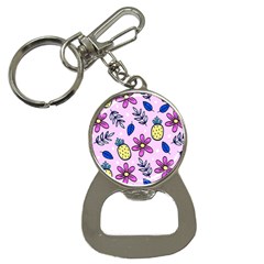 Flowers Purple Bottle Opener Key Chain by nateshop