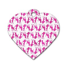 Lion Dog Tag Heart (two Sides)