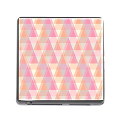 Pattern Triangle Pink Memory Card Reader (square 5 Slot)