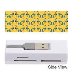 Textile-peacock Memory Card Reader (stick)