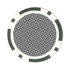 Triangle-black Poker Chip Card Guard (10 Pack)