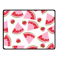 Pink Watermeloon Fleece Blanket (small)