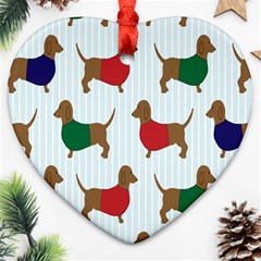 Dachshund Ornament (heart)