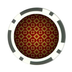 Antique Poker Chip Card Guard