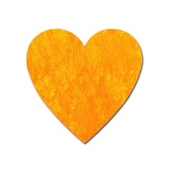 Background-yellow Heart Magnet