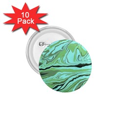 Waves Marbled Abstract Background 1 75  Buttons (10 Pack)