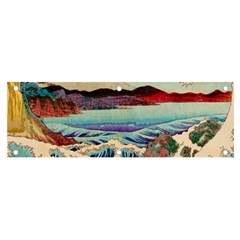 Wave Japanese Mount Fuji Banner And Sign 6  X 2 