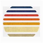 Illustration Retro Sun Sunset Vintage Graphic Small Glasses Cloth Front