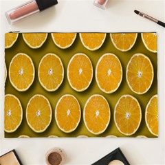 Orange Slices Cross Sections Pattern Cosmetic Bag (xxl)
