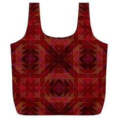 Maroon Full Print Recycle Bag (xl)