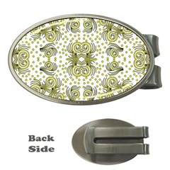 Illustration Abstract Background Pattern Texture Design Money Clips (oval) 