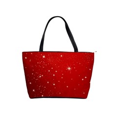 Stars-red Chrismast Classic Shoulder Handbag by nateshop