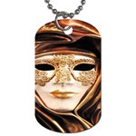Venetian Mask Dog Tag (One Side) Front