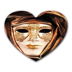 Venetian Mask Heart Mousepads by ConteMonfrey