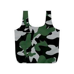 Illustration Camouflage Camo Army Soldier Abstract Pattern Full Print Recycle Bag (s)