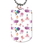 Fish Squid Bird Jellyfish Chicken Dog Tag (One Side) Front