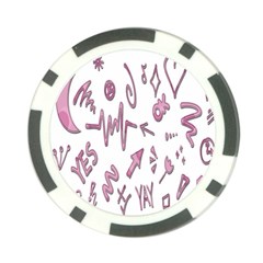 Pink Poker Chip Card Guard