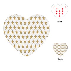 Stars-3 Playing Cards Single Design (heart)