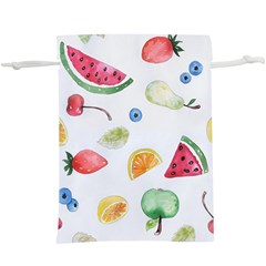 Fruit Summer Vitamin Watercolor  Lightweight Drawstring Pouch (xl)
