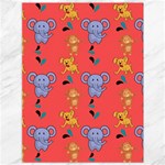 Elephant Cartoon Animal Monkey Canvas 36  x 48  35.26 x46.15  Canvas - 1