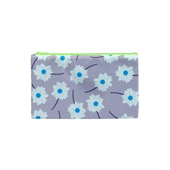 Flower Pattern Background Cosmetic Bag (xs) by Wegoenart