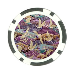 Textile Fabric Pattern Poker Chip Card Guard (10 Pack)