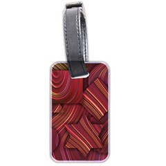 Shapes Shape Spiral Pattern Swirls Swril Luggage Tag (two Sides)