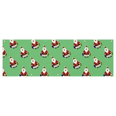 Christmas-santaclaus Banner And Sign 12  X 4 