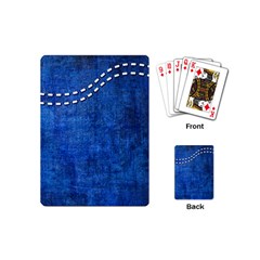 Background-jeans  Playing Cards Single Design (mini)