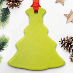 Background-texture-yellow Ornament (christmas Tree) 