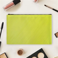 Background-texture-yellow Cosmetic Bag (large)