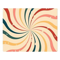 Swirl Star Pattern Texture Vintahe Classic Old Double Sided Flano Blanket (large) 