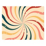 Swirl Star Pattern Texture Vintahe Classic Old Double Sided Flano Blanket (Large)  Blanket Back