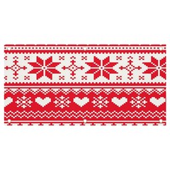 Nordic-seamless-knitted-christmas-pattern-vector Banner And Sign 4  X 2 