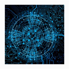 Network Circuit Board Trace Medium Glasses Cloth (2 Sides)