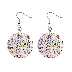 Illustration Mini Button Earrings