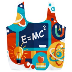 Natural Science Physics Laboratory Formula Full Print Recycle Bag (xl) by danenraven