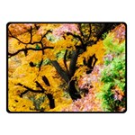Japan Garden Color Tree Zen Double Sided Fleece Blanket (Small)  45 x34  Blanket Back
