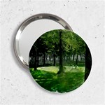 Beeches Trees Tree Lawn Forest Nature 2.25  Handbag Mirrors Front