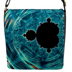 Mandelbrot Apple Fractal Abstract Flap Closure Messenger Bag (s)