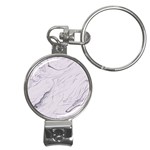 Marble Background Marble Pattern Nail Clippers Key Chain Front