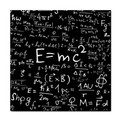Science Einstein Formula Mathematics Physics Tile Coaster by danenraven