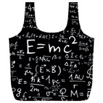Science Einstein Formula Mathematics Physics Full Print Recycle Bag (XXL) Front